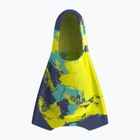 Speedo Short Blade hapuna blau/hyper gelb/arctic glass Schwimmflossen
