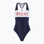 Speedo Colourblock Racerback Damen Badeanzug einteilig peacoat