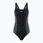 Speedo Placement Muscleback hypergelb einteiliger Badeanzug