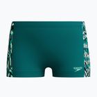 Kinder-Schwimmshorts Speedo Digital Panel Aquashort tiefes Smaragdgrün