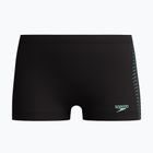 Kinder-Schwimmboxer Speedo Plastisol Placement Aquashort black/alfalfa green