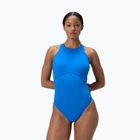 Speedo Racer Zip einteiliger Badeanzug für Damen mit integriertem Bade-BH in Lagunenblau