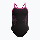 Kinder-Einzelstück-Schwimmanzug Speedo Platisol Placement Thinstrap Muscleback flare pink
