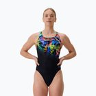 Einteiliger Badeanzug Speedo Placement Printed Powerback static volta/anthrazit