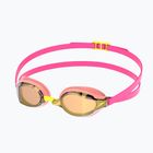 Schwimmbrille Speedo Fastskin Speedsocket 2 Mirror neon melon/vermilion/gold mirror