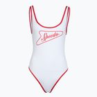 Damen-Badeanzug (einteilig) Speedo Solid Bound Scoop high risk red/bright white