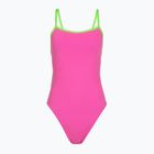 Damen-Badeanzug Speedo Solid Tri neon flamingo