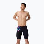 Herren-Jammer Speedo Placement Aquashort glitchy garden/black