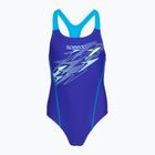Kinder Badeanzug Speedo Medley Logo Medalist sapphire/mayan blue