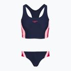Damen-Einteiler Badeanzug Speedo Colourblock Splice 2.0 peacoat/pink