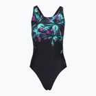 Damen-Einteiler Badeanzug Speedo FL Placement Printed Powerback firework burst/black