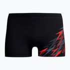 Herren-Badeboxershorts Speedo Medley Logo Aquashort anthracite/hrr