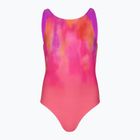 Kinder-Einteiliger Badeanzug Speedo Print Pulseback pink/neon violett