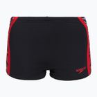 Badeboxer Speedo Hyperboom Splice Aquashort anthracite/high risk red