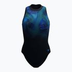 Damen-Einteiler Badeanzug Speedo Print Hydrasuit anthracite