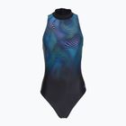 Damen-Einteiler Badeanzug Speedo Print Hydrasuit anthracite