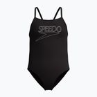 Kinder-Badeanzug Speedo Endurance+ Logo Thinstrap anthracite