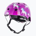 Hornit Unicorn lila/weißer Kinderfahrradhelm