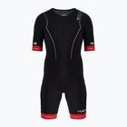 Triathlonanzug Herren HUUB Race Long Course Tri Suit schwarz-rot RCLCS