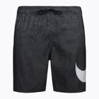 Herren Nike Grid Swoosh Breaker 9" Volley Badeshorts schwarz