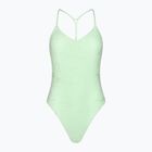 Einteiliger Badeanzug für Frauen Nike Retro Flow Terry vapor green