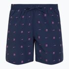 Herren Nike Luxe Letter 7" Volley Badeshorts midnight navy