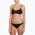 Zweiteiliger Damen-Badeanzug Nike Essential Bralette Bikini schwarz