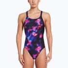 Einteiliger Damen-Badeanzug Nike Hydrastrong Fastback schwarz