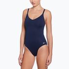 Badeanzug Damen Nike Essential V-Neck midnight navy