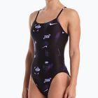 Badeanzug Damen Nike Hydrastrong Cutout purple