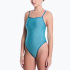 Damen Badeanzug Nike Ocean Bound Ripple Texture Square Neck bleached turquoise