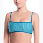 Oberteil des Badeanzugs Nike Ripple Texture Bralette Classic Bikini bleached turquoise