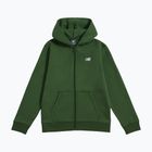 Kinder-Sweatshirt New Balance Brush Back Small Logo Full Zip Hoodie dark alpine green