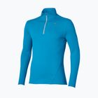Lauf-Langarmshirt für Herren Mizuno Tech Thermal Charge Breath Thermo Half Zip Long Sleeve Tee blue jewel