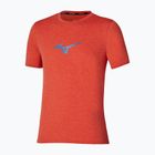 Herren-Laufshirt Mizuno Core Runbird Short Sleeve Tee orange