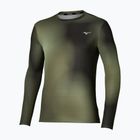 Lauf-Langarmshirt für Herren Mizuno Core Graphic Long Sleeve Tee Forest Night