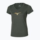 Damen-Laufshirt Mizuno Core Runbird Forest Night
