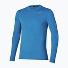 Lauf-Langarmshirt für Herren Mizuno Core Impulse Long Sleeve Tee blue jewel