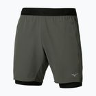 Herren-Laufshorts Mizuno Core 7.5 Inches 2In1 forest night