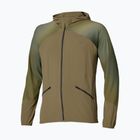 Laufjacke für Herren Mizuno Active Alpha Hooded Jacket martini olive