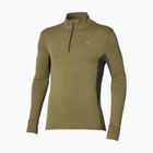 Laufsweatshirt für Herren Mizuno Active Warmalite Half Zip Long Sleeve Top martini olive