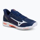Herren-Tennisschuhe Mizuno Wave Exceed Tour 7 CC beacon blue/white/lava orange