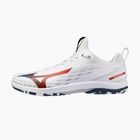 Herren-Tennisschuhe Mizuno Wave Drive Neo 4 white/insignia blue/orange