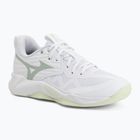 Damen-Volleyballschuhe Mizuno Wave Momentum Pro white/aqua gray/ambrosia