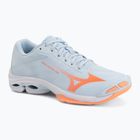 Damen-Volleyballschuhe Mizuno Wave Lightning Pro blue finch/lava orange/flamingo coral