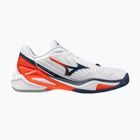 Herren-Tennisschuhe Mizuno Neo Ace AC white/insignia blue/orange