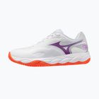 Damen Tennisschuhe Mizuno Wave Enforce Court 2 CC white/dahlia/sunstone