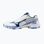 Damen-Badmintonschuhe Mizuno Wave Claw 4 white/dazzling blue/stargazer