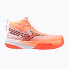 Volleyballschuhe Mizuno Neo Jump Mid flamingo coral/lava orange/white