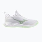Damen-Volleyballschuhe Mizuno Wave Luminous Pro white/aqua gray/ambrosia